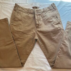 Hollister Skinny Chino Pants in Tan